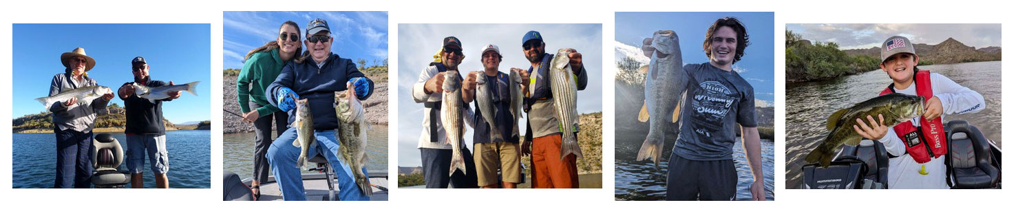 People holding fish
